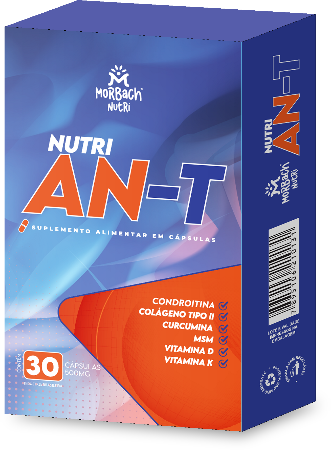 Caixa do suplemento Nutri AN-T da Morbach Nutri